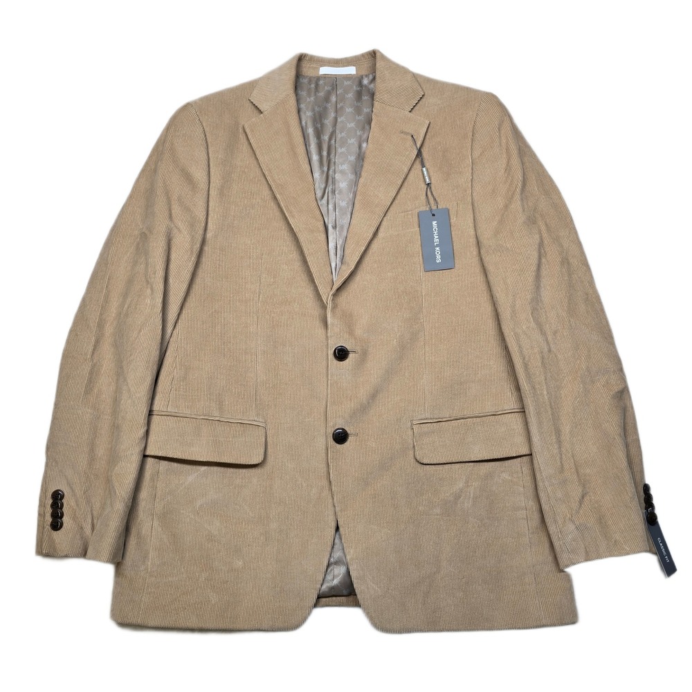 Michael Kors Corduroy Sport Coat Mens 38R‎ 38 Camel Tan Classic Fit $295